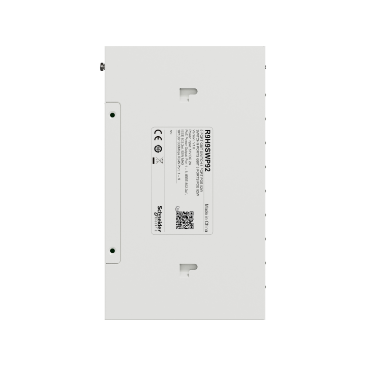 Schneider - Resi9 Connect - Switch 9 ports - 8 ports 1Gbit PoE 30W max - Réf : R9H9SWP92