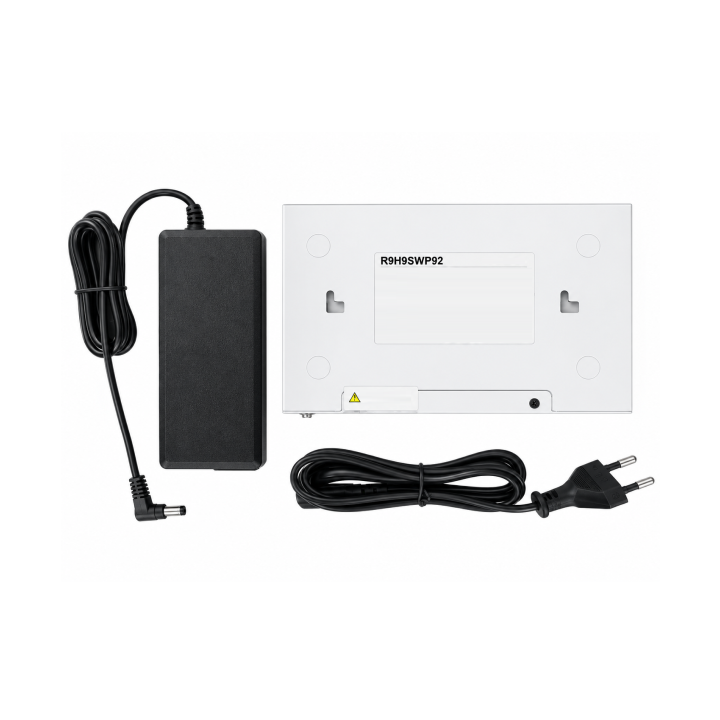 Schneider - Resi9 Connect - Switch 9 ports - 8 ports 1Gbit PoE 30W max - Réf : R9H9SWP92