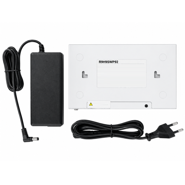 Schneider - Resi9 Connect - Switch 9 ports - 8 ports 1Gbit PoE 30W max - Réf : R9H9SWP92