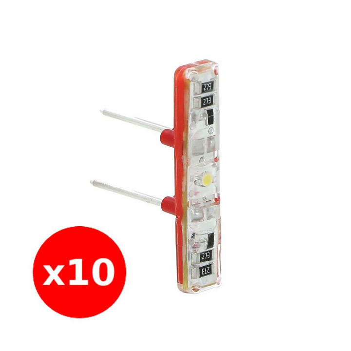 Legrand - Céliane/Mosaic - LOT de 10 Voyants Témoin LED Prog. 230V - Réf. : 067688x10