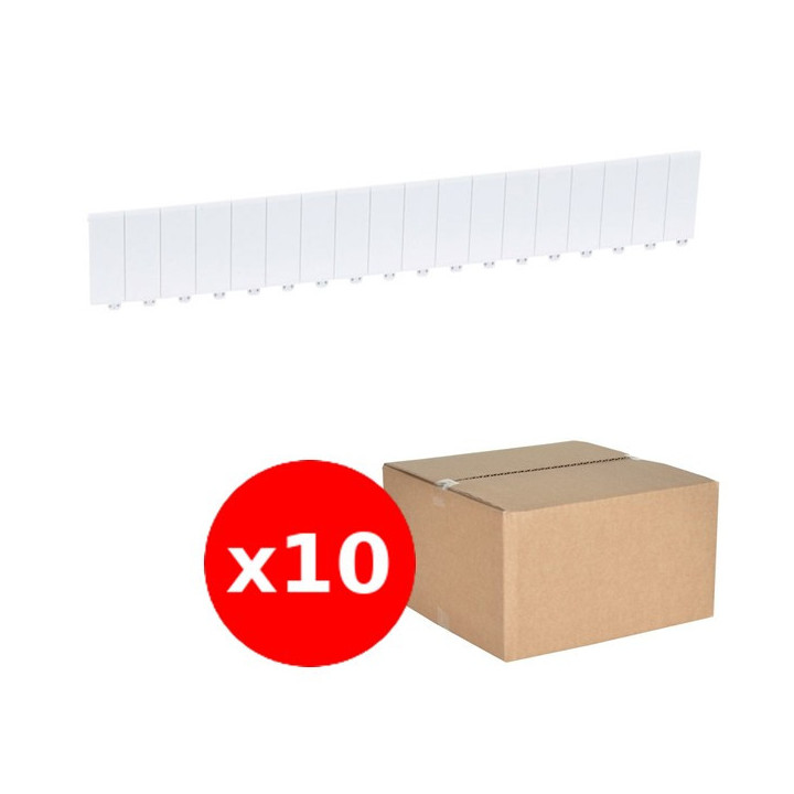 Legrand - LOT de 10 Obturateurs 18 modules - Réf. : 001664x10