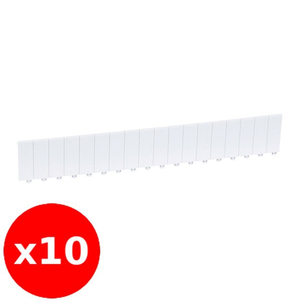 Legrand - LOT de 10 Obturateurs 18 modules - Réf. : 001664x10