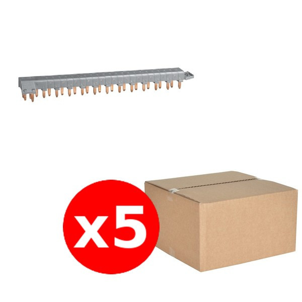 Legrand - Lot de 5 Peignes HX3 optimisé tétrapolaire - 12 modules - Réf. : 405201x5