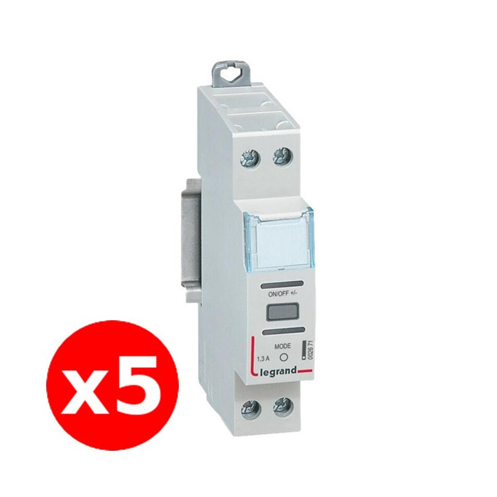 LEGRAND - LOT de 5 Variateurs modulaire LEDs - Réf. : 002671x5