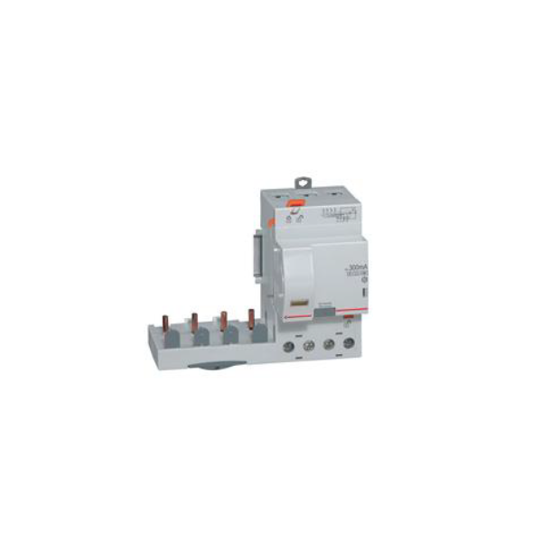 Legrand - Bloc diff adapt DX3-vis-4P-400V-40A-typeAC-300mA-disj 1mod/pôle-câbl trad - 410511