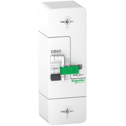 Schneider - Resi9 DB60 - Disjoncteur Branchement - 1P+N - 15/45A - 500mA - selectif - Réf : R9FS645