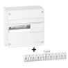 Schneider - Resi9 XE- Coffret de 1 Rangées de 13 Modules + Peignes PH+N avec Connecteur - Réf. : R9H13401+R9EXHC13