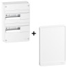 Schneider - Resi9 - Coffret 2 Rangées de 13 Modules + Porte - Réf. : R9H13402+R9H13422