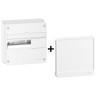 Schneider - Resi9 - Coffret 1 Rangée de 13 Modules + Porte - Réf. : R9H13401+R9H13421