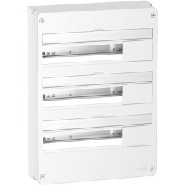 Schneider - Resi9 - Coffret 3 Rangées de 18 Modules + Rehausse - Réf.:  R9H18403+R9H18760