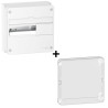 Schneider - Resi9 - Coffret 1 Rangée de 13 Modules + Porte Transparente - Réf. : R9H13401+R9H13425