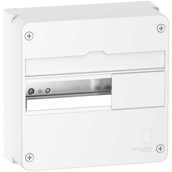 Schneider - RESI9 - Coffret 1 Rangée de 13 Modules + Bornier isolé Ph et N 7 trous (1x35mm²+6x16mm2) -Réf. : R9H13401+R9H13411