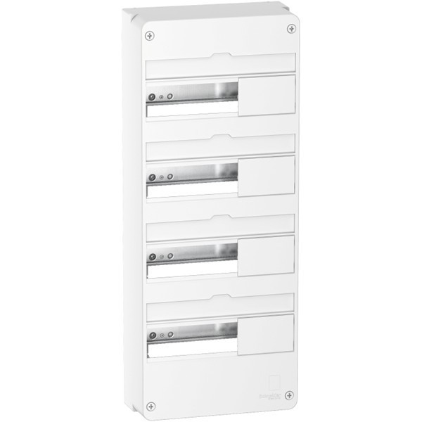 Schneider - RESI9 XP- Coffret 4Rx13M+ 3ID  63A AC+ 1ID 63A A+ Barette V+H - Réf.:R9H13404+R9PXVx3+R9PXH213x4+R9PRA263+R9PRC263x3