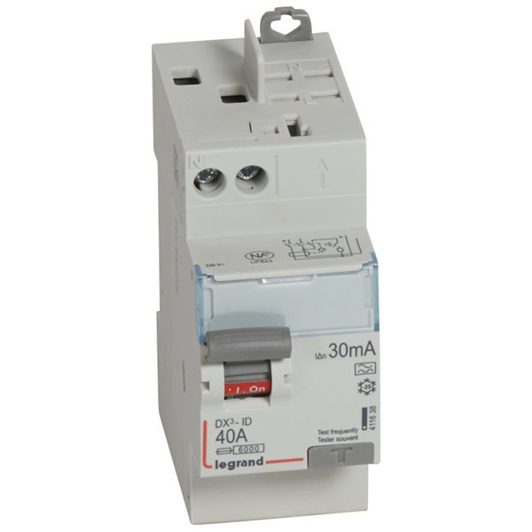LEGRAND - LOT de 4 Inter Différentiels DX3 - AUTO - 3ID 40A AC - 1ID 40A  A - Réf. : 411632x3 + 411638