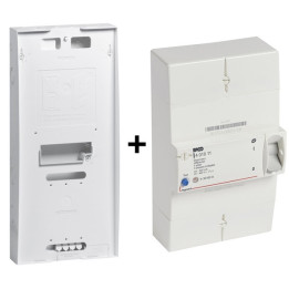 Legrand - Disjoncteur de branchement EDF 30/60A Instantané Tétrapolaire+ Platine - Réf. :401011+401184