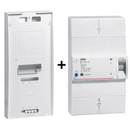 Legrand - Disjoncteur de branchement ERDF 30/60A Sélectif Tétrapolaire + Platine - Réf. : 401013+401184
