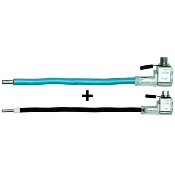 Klauke - Embout de raccordement EDF Phase + Neutre - 60A - 16mm2 - Longueur 300mm - Réf : EBCPAU35M16LOT