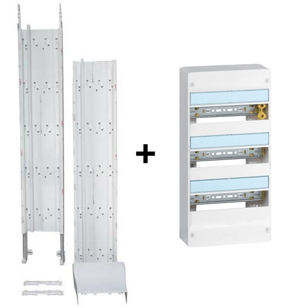 Legrand - Kit GTL 13M Complet + Tableau 3 Rangées de 13 Modules - Réf. : 030037+401213