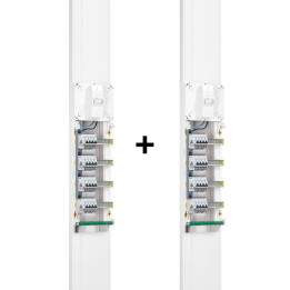 Legrand - Drivia - LOT de 2 Kit GTL 13M Complet - 65 x 250 mm - Avec couvercle - long. réglable - 2,45 à 2,60m - Réf. : 030037x2