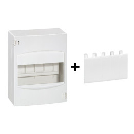Legrand - Coffret Cache Bornes 6 Modules + Obturateur - Réf. : 001306+001660
