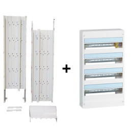 Legrand - Kit GTL 18M + Tableau 4 Rangées de 18 Modules - Réf. : 030067+401224