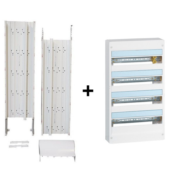 Legrand - Kit GTL 18M + Tableau 4 Rangées de 18 Modules - Réf. : 030067+401224