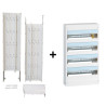 Legrand - Drivia - Kit GTL 18M + Tableau 4 Rangées de 18 Modules - Réf. : 030067+401224
