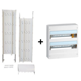 Legrand - Kit GTL 18M + Tableau 4 Rangées de 18 Modules - Réf. : 030067+401222