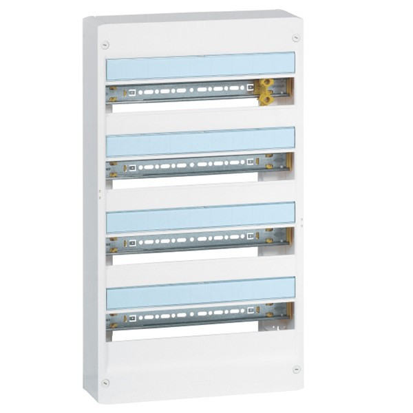 Legrand - Drivia - Kit GTL 18M + Tableau 4 Rangées de 18 Modules + Porte Transparente - Réf. : 030067+401224+401244