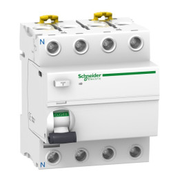 SCHNEIDER - Interrupteur Différentiel 4P - 63A - 30mA - AC - Réf : A9R11463