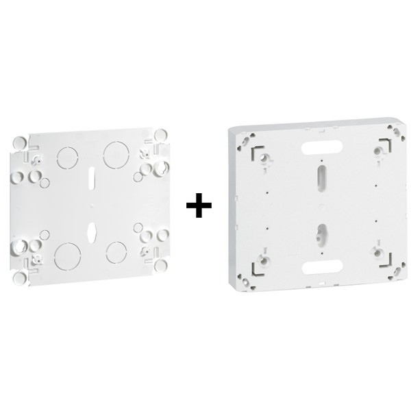 Legrand - Fond isolant + Platine disjoncteur seul - Réf. : 401191+401193