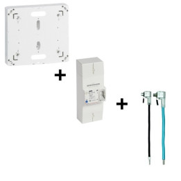 Legrand - Disjoncteur EDF 90A Instantané + Platine + Embouts de raccordement EDF 90A PH+N - Réf. : 401002+401191+EBCPAU35M25N/B