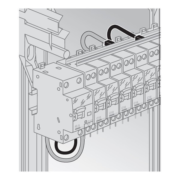 Legrand - Répartition verticale VX3 Drivia 4R + 8 Peignes 13M + Jeu de cordon VIS - Réf. : 405002+404926x8+404903