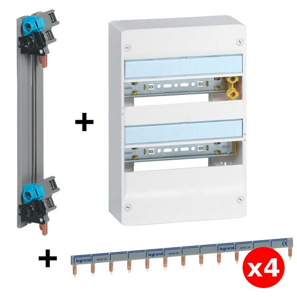 Legrand - DRIVIA - Coffret 2x13 + Peigne V et H - Ref. : 401212+405000+404926x4