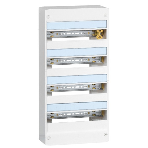 Legrand - DRIVIA - Coffret 4 rangées - 13 modules + Peigne V et H - Ref. : 401214+405002+404926x8