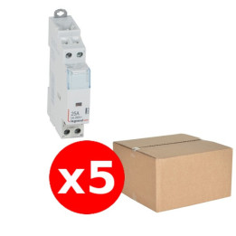 Legrand - Contacteur de puissance bipolaire bobine 230V - 25A - 2F - Réf. : 412523x5