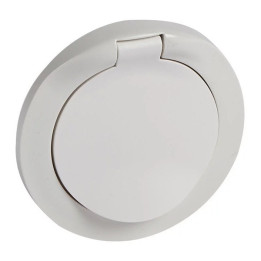 Legrand - Céliane - Enjoliveur PC 2P+T Blanc - IP44 - Réf : 067812