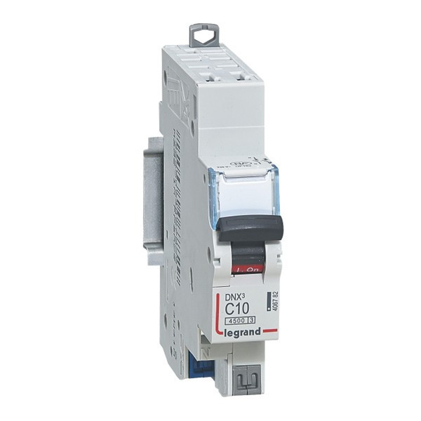 Legrand - Télérupteur CX3 silencieux unipolaire 16A - 230V + Disjoncteur 10A DNX3 AUTO - Réf. : 412400+406782