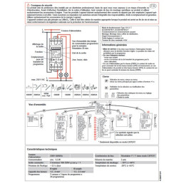 Legrand - Interrupteur horaire programmable annuel digital - multifonction - AUTO -  2 sorties - 16A - Réf : 412630