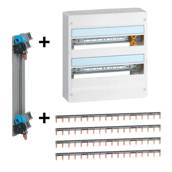 Legrand - DRIVIA - Coffret 2x18 + Peigne V et H - Ref. : 401222+404928x4+405000