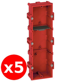 Legrand - Batibox - Boîte à sceller 3 postes Hor/vert - Réf. : 080143x5