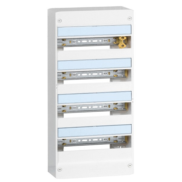 Legrand - DRIVIA - Coffret 4x13 + Répartiteur Triphasé + Neutre - Ref. : 401214+404814