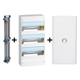 Legrand - Drivia - Coffret 3x13 + Peigne Verticale + Porte - Ref. : 401213+401333+405001
