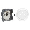 Legrand - Céliane - Mécanisme + enjoliveur - PC 2P+T 16A - Réf. : 067111+068111