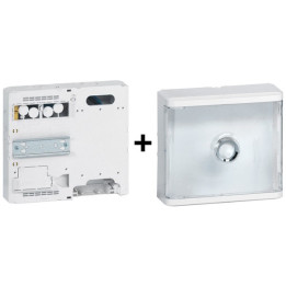 Legrand - Platine Disjoncteur branchement EDF et Compteur - DRIVIA 13M + Habillage Avec Porte - Réf. : 401181+401188