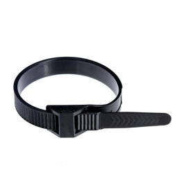 Ram - Collier de fixation nylon - noir - 360x9 - Fixation PRO - boîte de 100 - Réf : 59136
