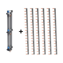 Legrand - Répartition verticale VX 3 optimisée Drivia 3R + Peigne d'alimentation 18M - Réf. : 405001 + 404928x6