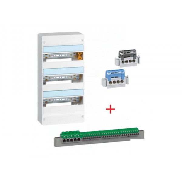 Legrand - Tableau électrique pré-équipé et pré-câblé pour T3 - Drivia - 13 modules - 3 Rangées - AUTO - Réf : LEGTABLEAUT3