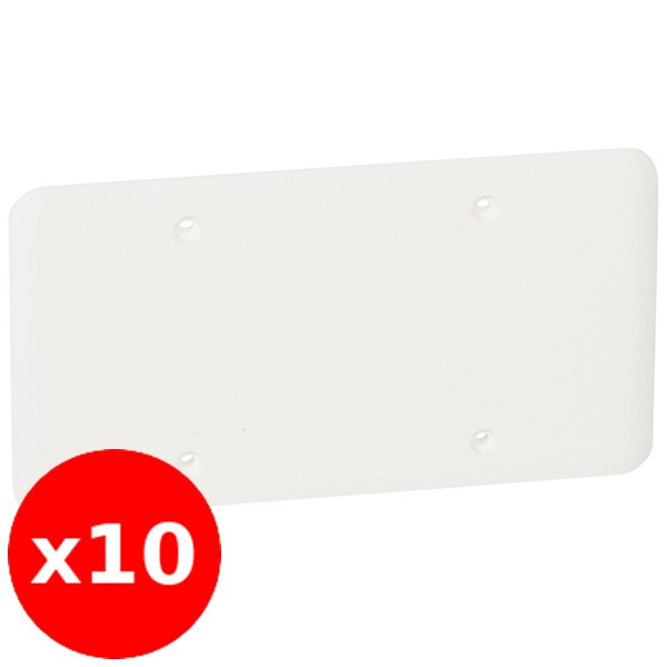 Legrand Batibox - Couvercle universel 155 x 85 - pour boîte 2 postes - Réf. : 080182x10