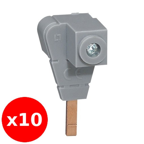 Legrand - Borne de raccordement pour tout peigne - section 6 à 35 mm² - Réf. : 404906x10
